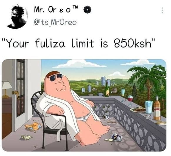 Mr. or 0 tm its_ mroreo your fuliza limit is 85oksh'