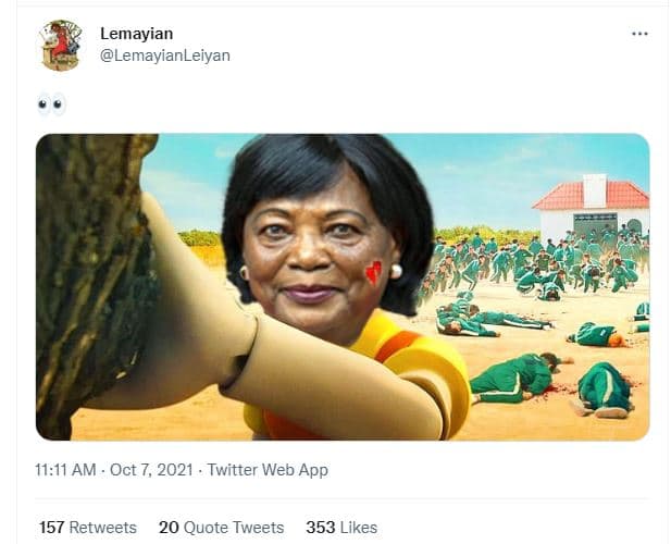 Lemayian lemayianleiyan 1111 am oct 7, twitter web app 157 retweets 20 quote twe