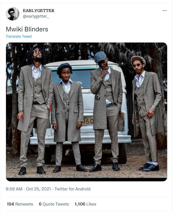 Earlygetter earlygetter _ mwiki blinders translare tweer 9.56 am oct 25, twitter