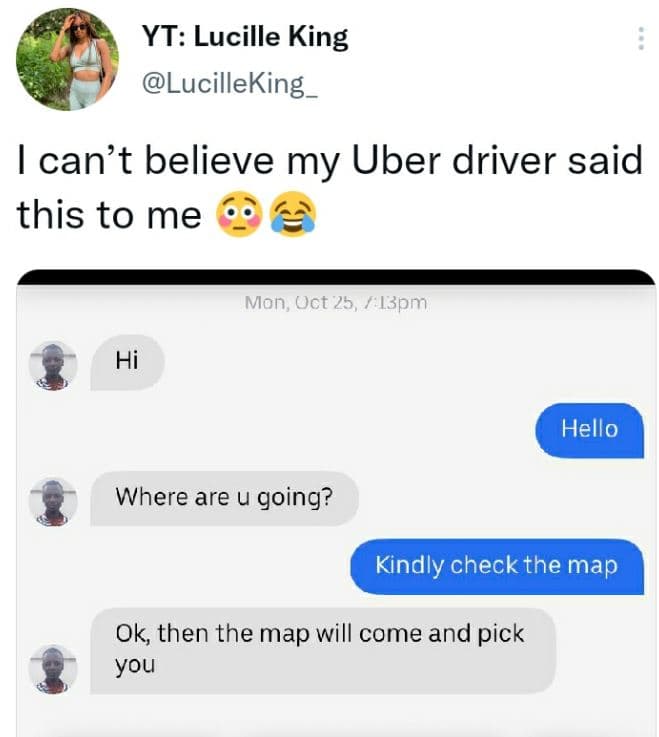 Yt lucille king lucilleking can't believe my uber driver said this to me mon uct