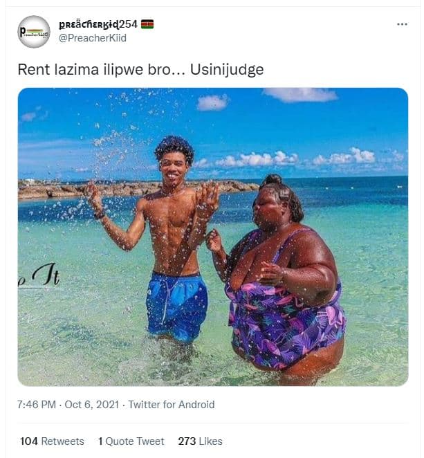 Pre chergid254 preacherkiid rent lazima ilipwe bro.. usinijudge 7.46 pm oct 6, t