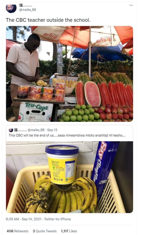 1 malks_88 the cbc teacher outside the school sug8 si1e tue cape malks_88 . sep