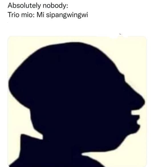 Absolutely nobody trio mio mi sipangwingwi