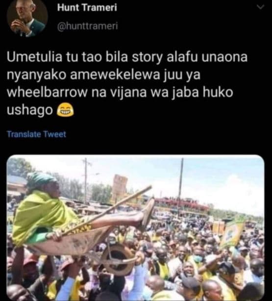 Hunt trameri hunttrameri umetulia tu tao bila story alafu unaona nyanyako amewek