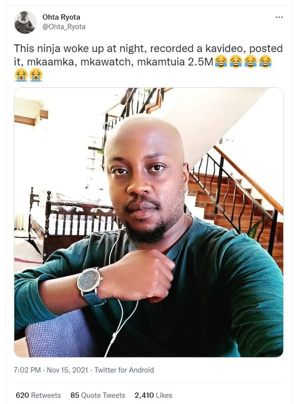 Ohta ryota ohta_ryota this ninja woke up at night, recorded a kavideo, posted it