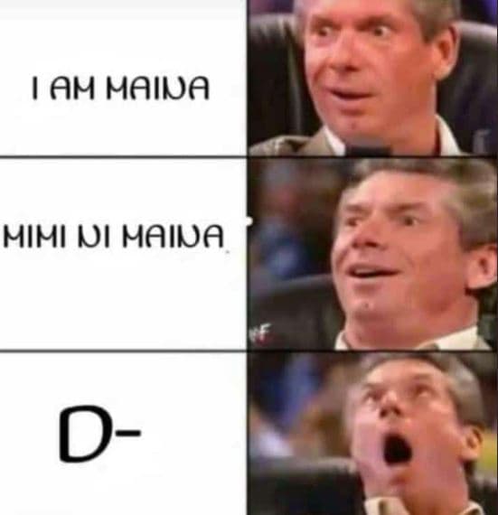 Ah haina hihi ni haina d