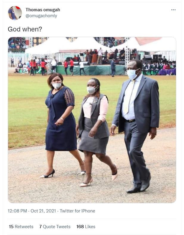 Thomas omugah omugachomly god when? 12.08 pm oct 21, twitter for iphone 15 retwe