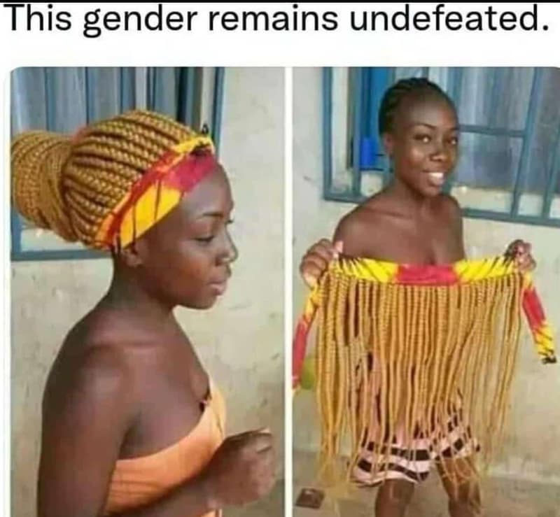 This gender remains undefeated