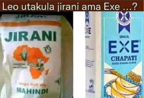 Leo utakula jirani ama exe 2 jirani urla exe chapati mahindi