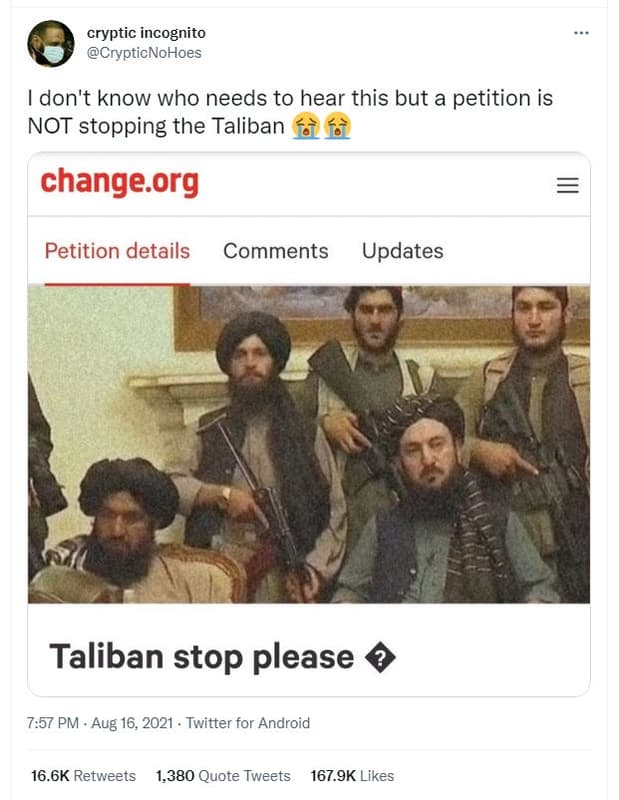 Cryptic incognito crypticnohoes don't know who needs to hear this but a petition