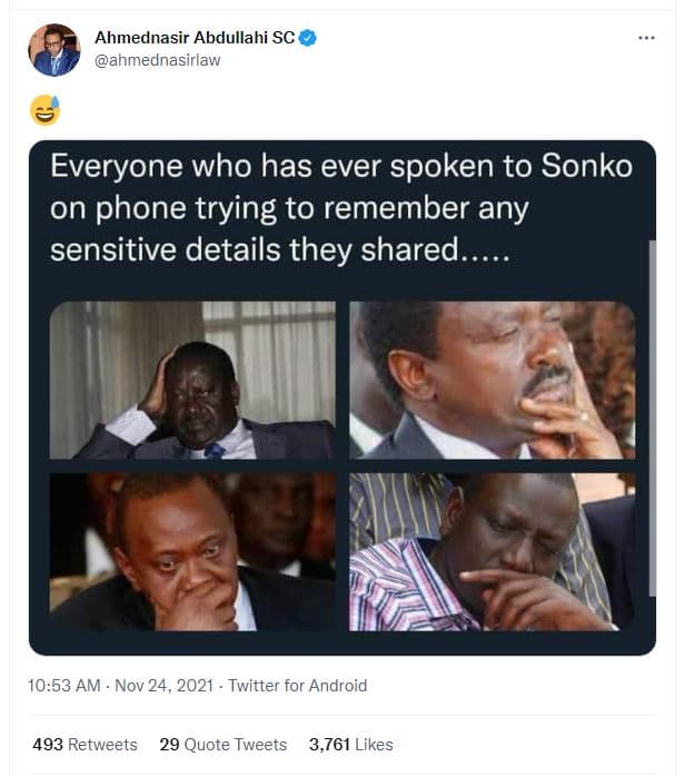 Ahmednasir abdullahi sc ahmednasirlaw everyone who has ever spoken to sonko on p