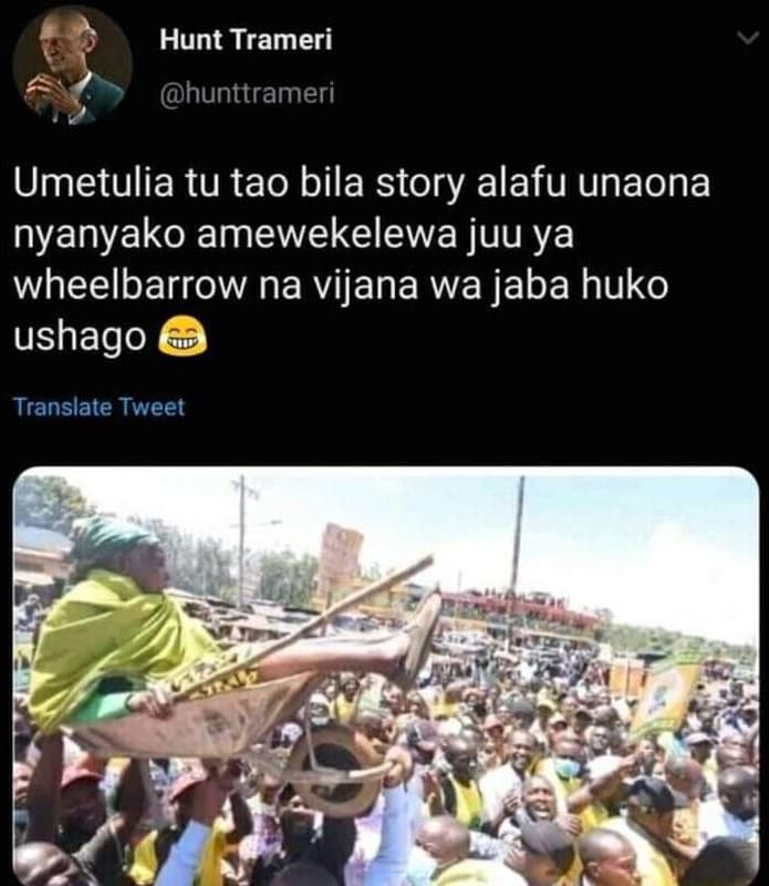 Hunt trameri hunttrameri umetulia tu tao bila story alafu unaona nyanyako amewek