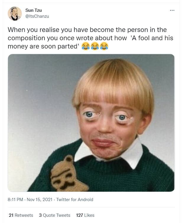 Sun tzu itschanzu when you realise you have become the person in the composition