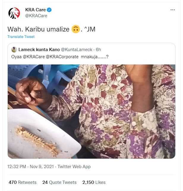 Kra care kracare wah. karibu umalize translate tweer jm lameck kunta kano kuntal