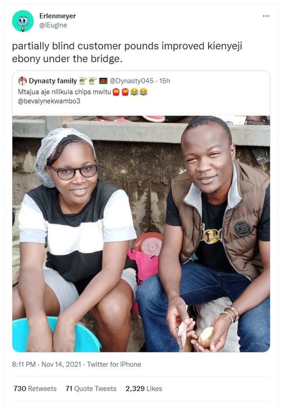 Erlenmeyer ieugine partially blind customer pounds improved kienyeji ebony under