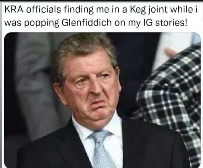 Kra officials finding me in a keg joint while i was popping glenfiddich on my ig