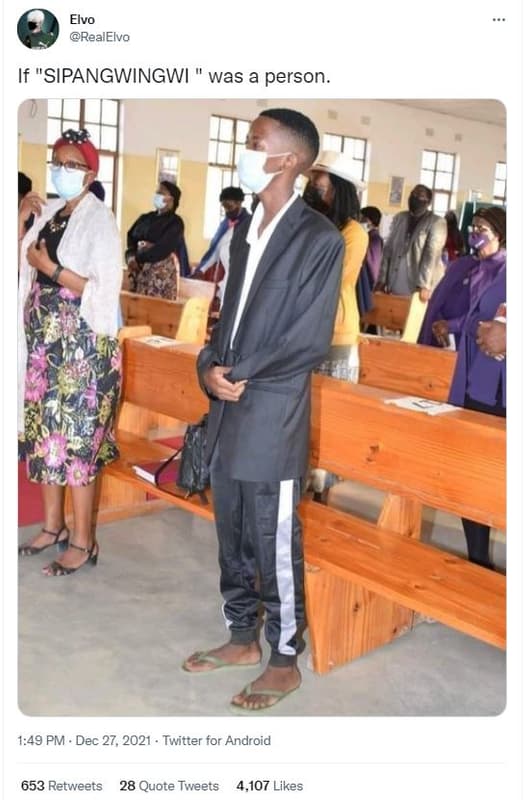 Elvo realelvo if sipangwingwi was a person. 1.49 pm dec 27, twitter for android