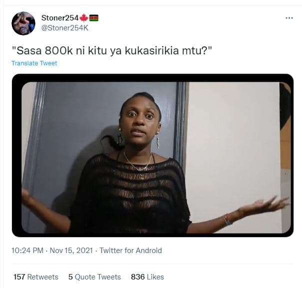 Stoner254 stoner254k sasa 8ook ni kitu ya kukasirikia mtu? translate tweer 1024