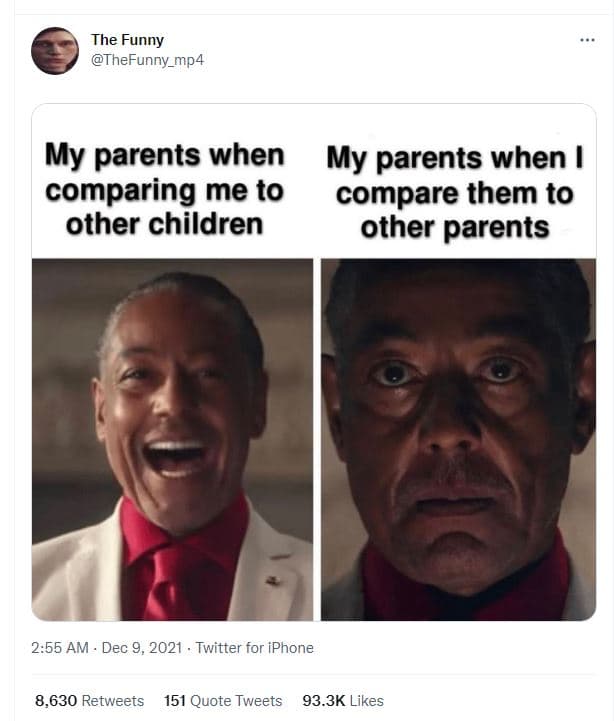 The funny thefunny_mp4 my parents when my parents when comparing me to compare t