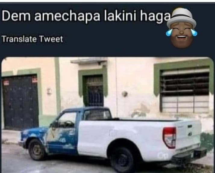 Dem amechapa lakini haga translate tweet