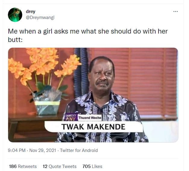 Drey dreymwangi me when a girl asks me what she should do with her butt buny thu