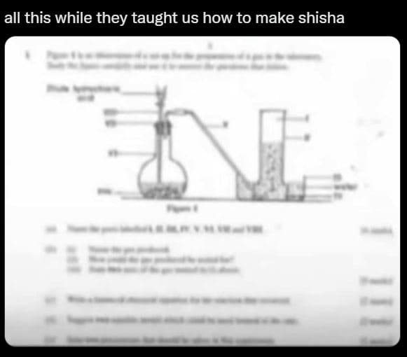 All this while they taught us how to make shisha
