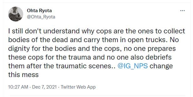 Ohta ryota ohta_ryota still don't understand why cops are the ones to collect bo