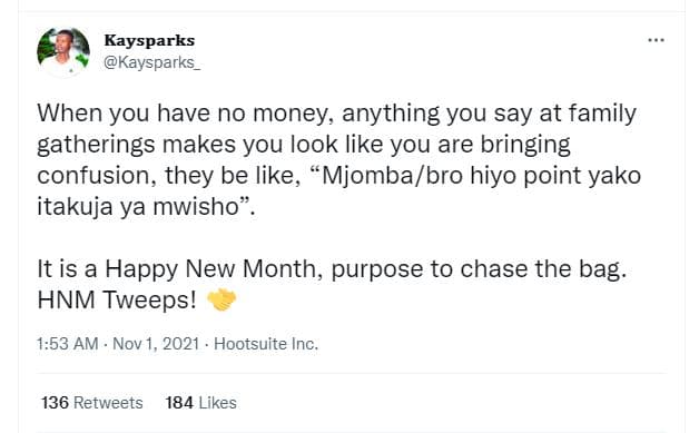 Kaysparks kaysparks when you have no money anything you say at family gatherings