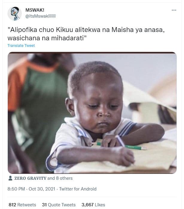 Mswak! itsmswakiiiiiii alipofika chuo kikuu alitekwa na maisha ya anasa, wasicha