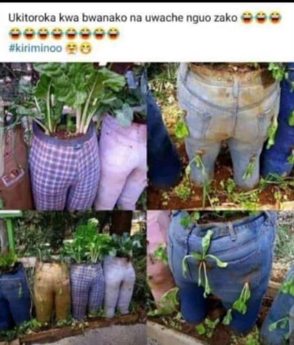 Ukitoroka kwa bwanako na uwache nguo zako kiriminoo