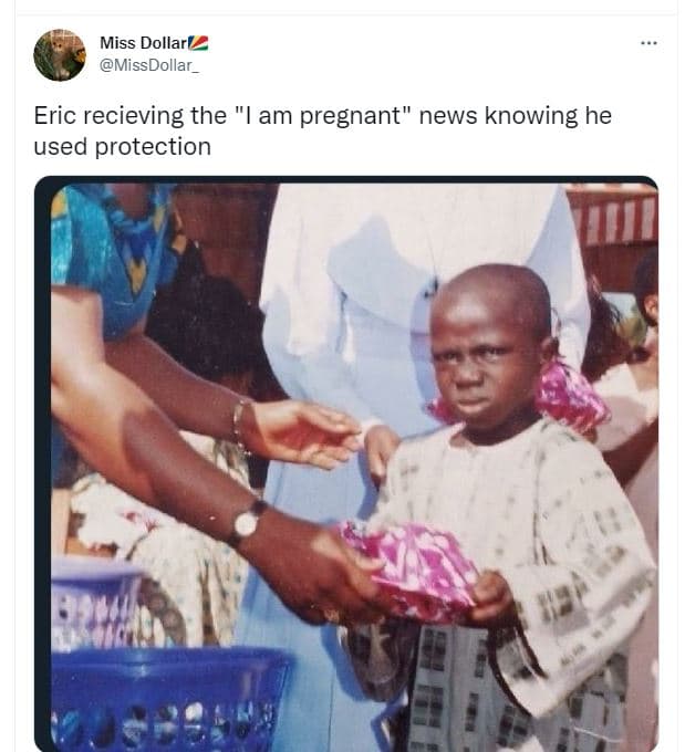 Miss dollarl missdollar eric recieving the am pregnant' news knowing he used pro