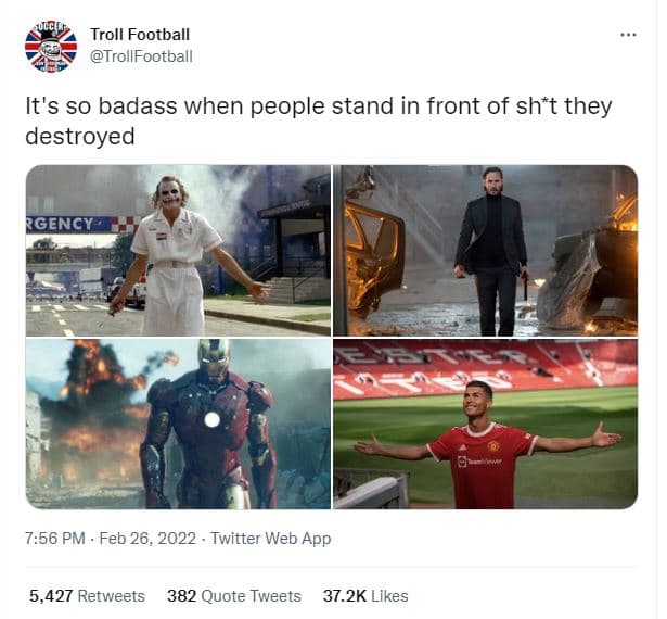 Troll football trollfootball it's so badass when people stand in front of sht th