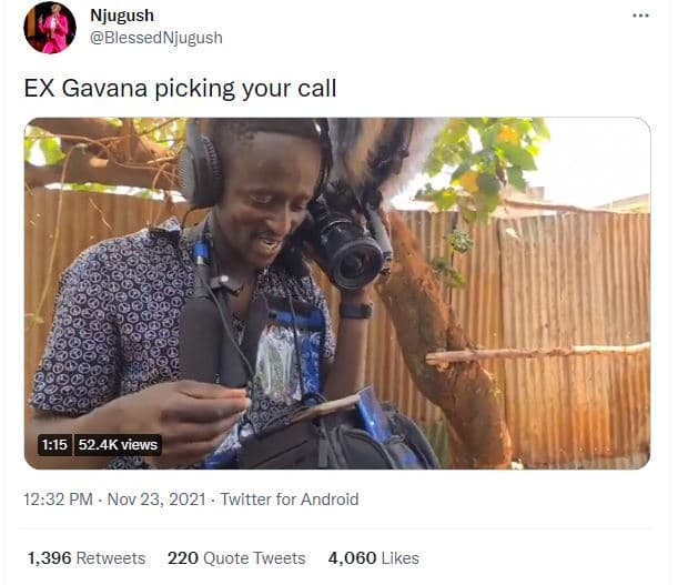 Njugush blessednjugush ex gavana picking your call 115 52.4k views 12.32 pm nov