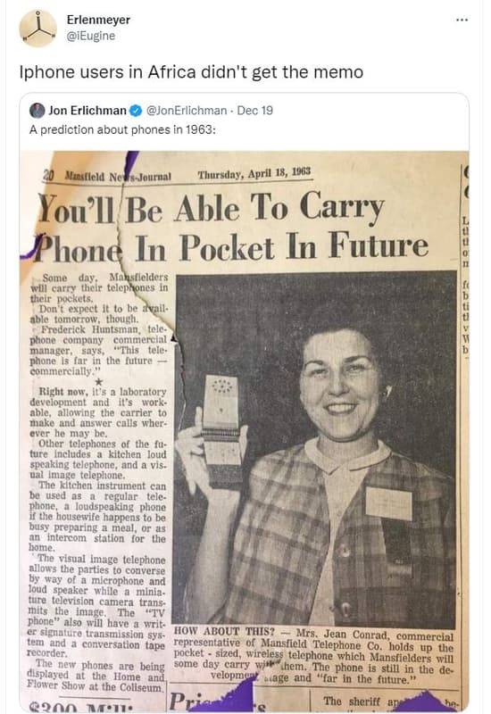 Erlenmeyer ieugine iphone users in africa didn't get the memo jon erlichman jone