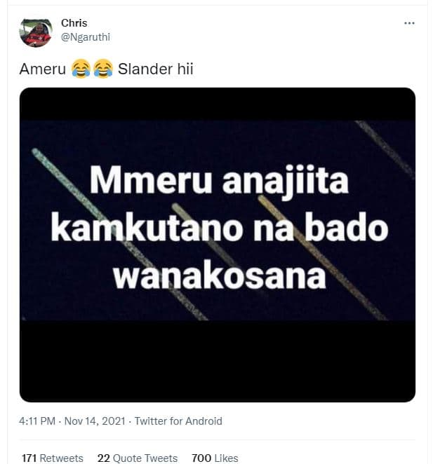 Chris ngaruthi ameru slander hii mmeru anajiita kamkutano na bado wanakosana 4.1