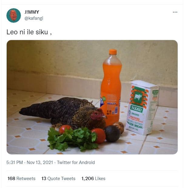 J!mmy kafangi leo ni ile siku 5.31 pm nov 13, twitter for android 168 retweets 1