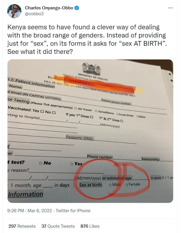 Charles onyangoobbo cobbo3 kenya seems to have found a clever way of dealing wit