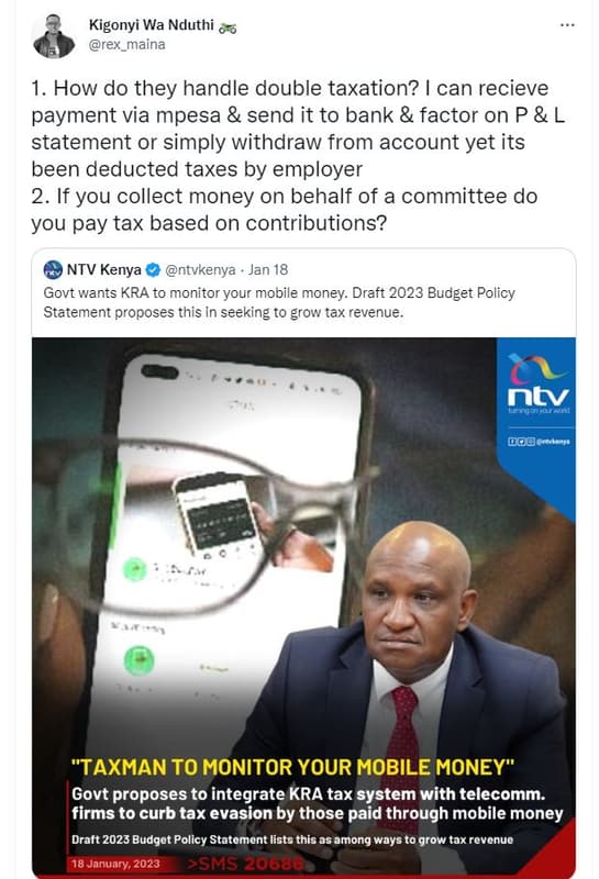 Kigonyi wa nduthi 0 6 rex_maina 1. how do they handle double taxation? can recie