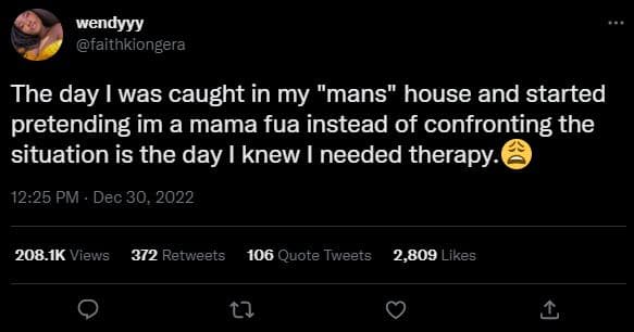 Wendyyy faithkiongera the day was caught in my mans house and started pretending