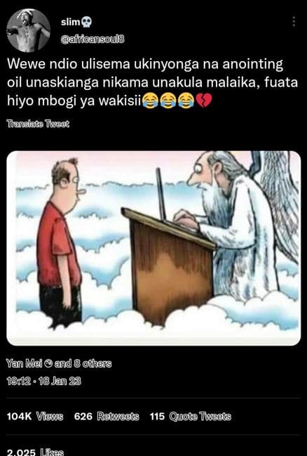 Slim 0 aficansoul8 wewe ndio ulisema ukinyonga na anointing oil unaskianga nikam