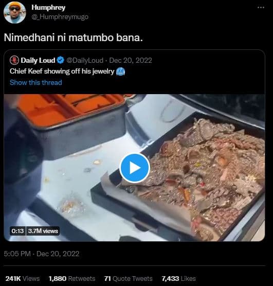 Humphrey _humphreymugo nimedhani ni matumbo bana. daily loud dailyloud dec 20, c