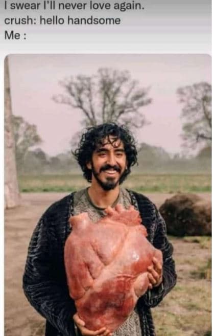 Swear 'il never love again. crush hello handsome me