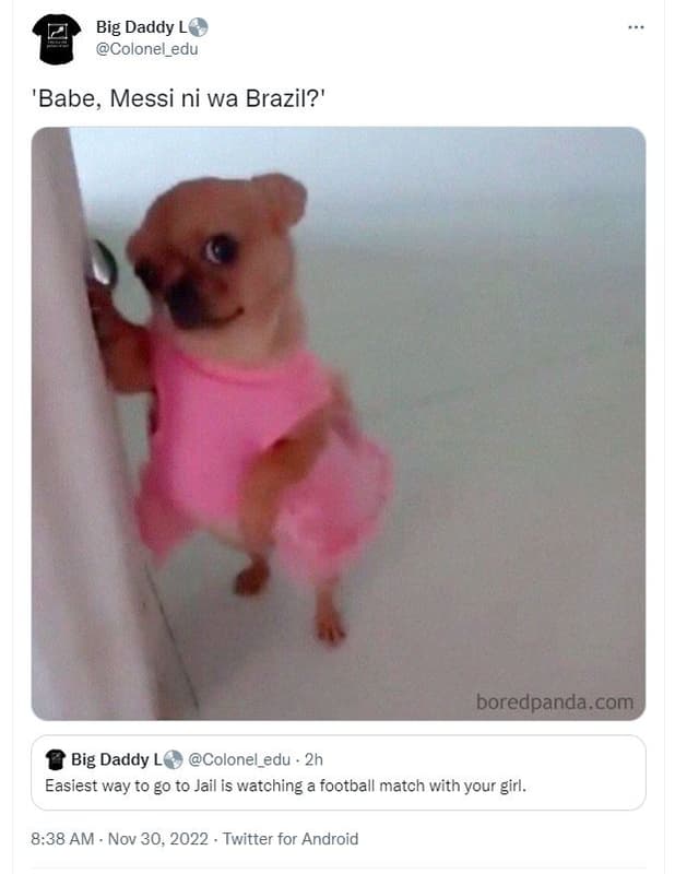 Big daddy lq colonel_edu 'babe, messi ni wa brazil?' boredpanda com big daddy l