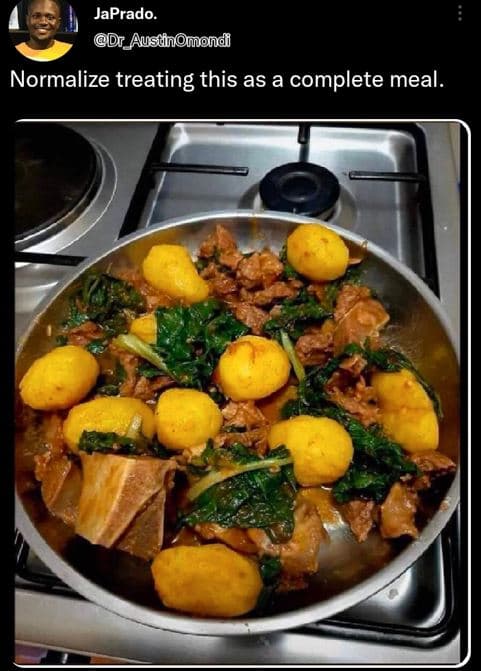 Japrado. dr ausdnomondi normalize treating this as a complete meal.