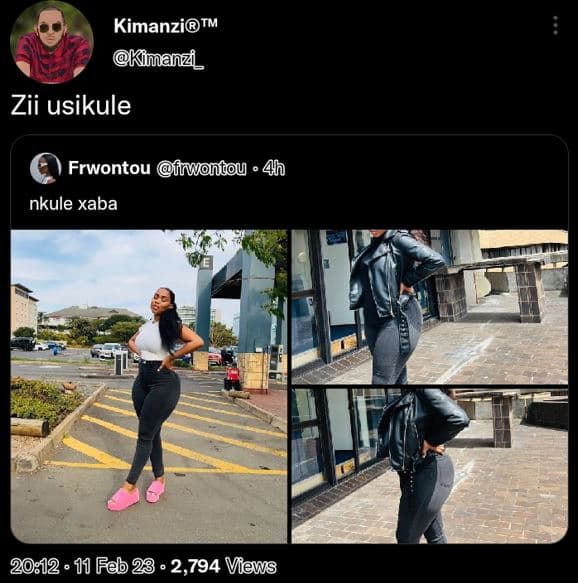 Kimanzitm kimani_ zii usikule frwontou liwonbou 4h nkule xaba 11 feb 28 . 2,794