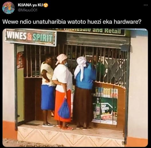 Kijana ya ku mkuu001 wewe ndio unatuharibia watoto huezi eka hardware? e4ean ret