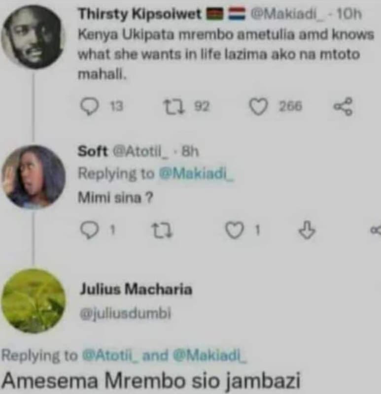 Thlrsty kipsolwet makindi joh kenya ukipota mrembo ometulio amd knows what she w
