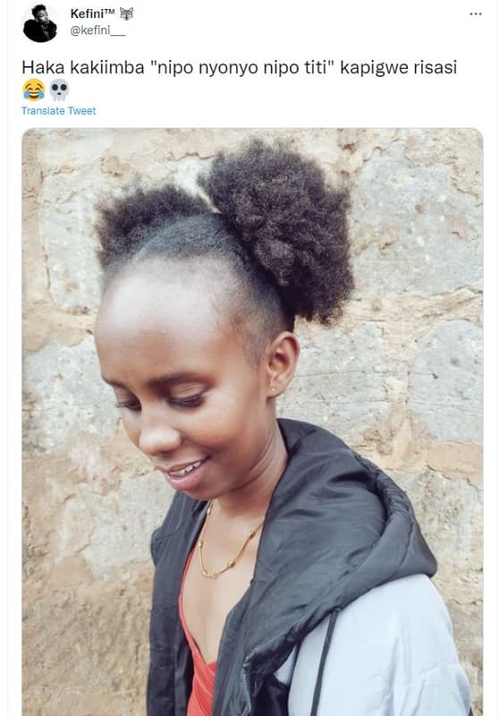 Kefinit 22 kefini haka kakiimba nipo nyonyo nipo titi kapigwe risasi translate t