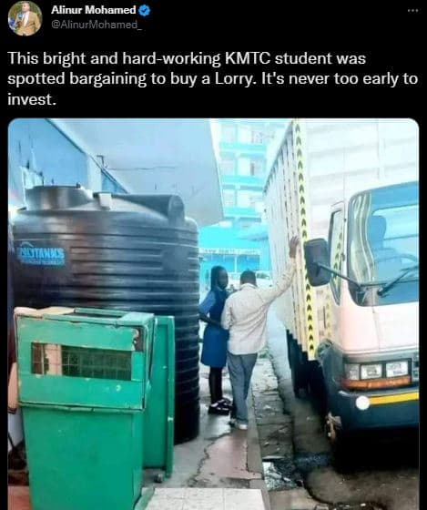 Alinur mohamed alinurmohamed this bright and hardworking kmtc student was spotte