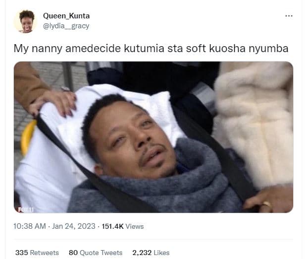 Queen_kunta lydia gracy my nanny amedecide kutumia sta soft kuosha nyumba 10.38